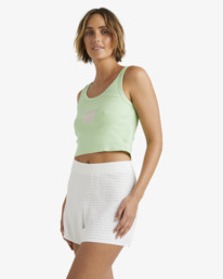 1 Dreamy Sunshine Crop Tank Green UBJZT00391 Billabong