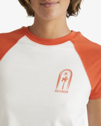 3 Good Times Ringer T-Shirt White UBJZT00416 Billabong