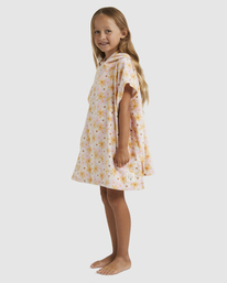 2 Girls 0-5 Little Daisy Hooded Towel Pink UBOAA00107 Billabong