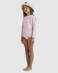 1 Girls 0-5 Sunnybeach Rash Vest Pink UBOWR03003 Billabong