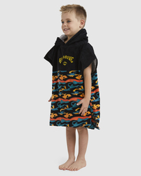 4 GROMS SUNSET PONCHO Red UBTAA00117 Billabong