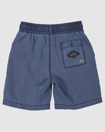 4 Boys 0-7 All Day Overdye Layback Boardshorts 13" Blue UBTBS00106 Billabong