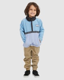 billabong, Boy's (2-7) Space Cow Half-Zip Pullover, DUSTY BLUE (dyb) SPACE COW UBTFT00104
