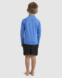 2 GROMS STRAYA RF LS Blue UBTWR03002 Billabong
