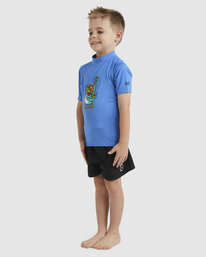 1 GROMS STRAYA RF SS Blue UBTWR03003 Billabong