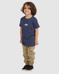 1 Boy's (2-7) Groms Diamond Wave Short Sleeve T-Shirt Blue UBTZT00117 Billabong