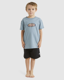 0 Boys 0-7 Bubble T-Shirt Blue UBTZT00165 Billabong
