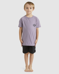 0 Boys 0-7 Tribe Core T-Shirt Purple UBTZT00166 Billabong