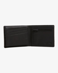2 Helsman Rfid Flip Wallet Black UBYAA00177 Billabong