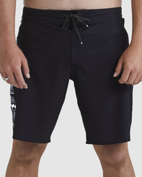 1 Pilpeled Dbah Pro - Calções de banho pelo joelho para Homem Preto UBYBS00153 Billabong