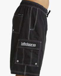 6 Throw On Boardshorts Black UBYBS00182 Billabong