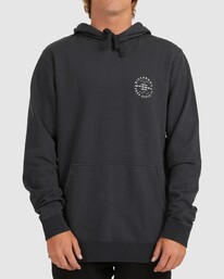 0 Big Wave Dan Pullover Hoodie Black UBYFT00110 Billabong