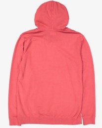 7 Overdyed Pop Pullover Hoodie Red UBYFT00112 Billabong