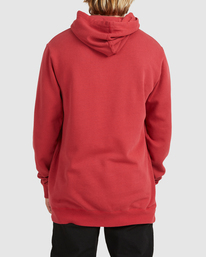 3 Overdyed Pop Pullover Hoodie Red UBYFT00112 Billabong