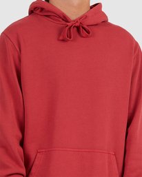 5 Overdyed Pop Pullover Hoodie Red UBYFT00112 Billabong