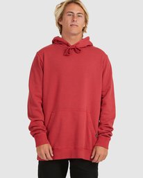 4 Overdyed Pop Pullover Hoodie Red UBYFT00112 Billabong