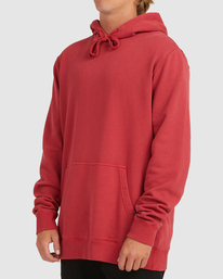 1 Overdyed Pop Pullover Hoodie Red UBYFT00112 Billabong
