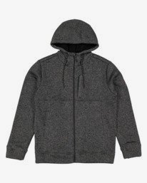 5 A/Div Boundary Sherpa Zip Thru Black UBYFT00115 Billabong