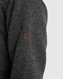 4 A/Div Boundary Sherpa Zip Thru Black UBYFT00115 Billabong
