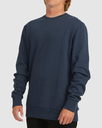 1 Overdyed Crewneck Sweatshirt Blue UBYFT00127 Billabong
