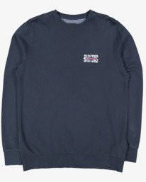 5 Shadow Diamond Crewneck Sweatshirt Blue UBYFT00129 Billabong