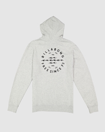 4 Big Wave Daz Hoodie Grey UBYFT00202 Billabong