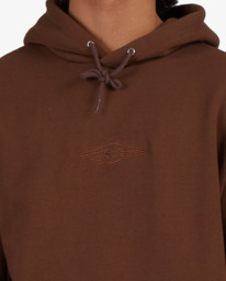 3 Tonal Diamond Hoodie Brown UBYFT00209 Billabong