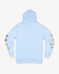 9 Skeggs Flame Friends - Kapuzenpulli für Männer Blau UBYFT00218 Billabong