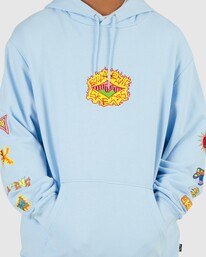 7 Skeggs Flame Friends - Kapuzenpulli für Männer Blau UBYFT00218 Billabong