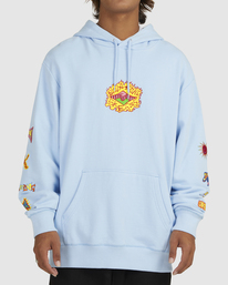1 Skeggs Flame Friends - Kapuzenpulli für Männer Blau UBYFT00218 Billabong