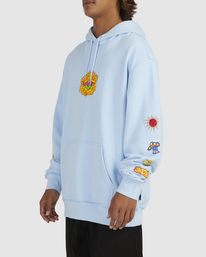 6 Skeggs Flame Friends - Kapuzenpulli für Männer Blau UBYFT00218 Billabong