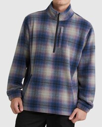1 Boundary Mock Neck Pullover Black UBYFT00221 Billabong