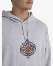 4 Lavastone Pop Hoodie Grey UBYFT00231 Billabong