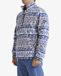 2 A/DIV Waves Boundary Mock Neck Pullover Beige UBYFT00241 Billabong
