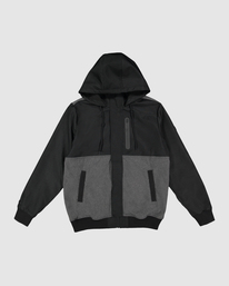 4 A/DIV Boundary Zip Thru Jacket Black UBYJK00106 Billabong