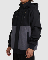 1 A/DIV Boundary Zip Thru Jacket Black UBYJK00106 Billabong