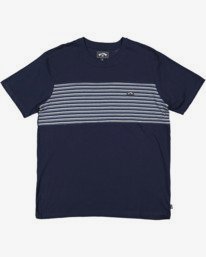 4 Banded Die Cut Short Sleeve T-Shirt Blue UBYKT00102 Billabong