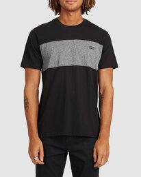0 Banded Die Cut Short Sleeve T-Shirt Black UBYKT00102 Billabong