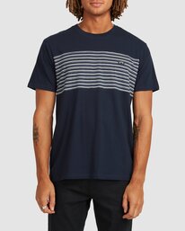 0 Banded Die Cut Short Sleeve T-Shirt Blue UBYKT00102 Billabong