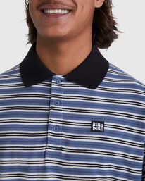 3 Pub Polo T-Shirt Blue UBYKT00130 Billabong