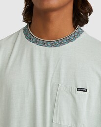 3 Tribe Knit T-Shirt Blue UBYKT00136 Billabong