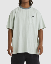 0 Tribe Knit T-Shirt Blue UBYKT00136 Billabong