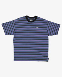 4 Backbeach Stripe T-Shirt Blue UBYKT00140 Billabong