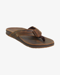 0 Brunswick Leather Thongs Brown UBYL100003 Billabong