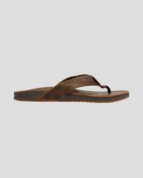 2 Brunswick Leather Thongs Brown UBYL100003 Billabong