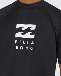 3 Union Rash Vest Black UBYWR00122 Billabong