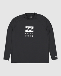 4 Union Rash Vest Black UBYWR00123 Billabong