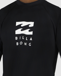 3 Union Rash Vest Black UBYWR00123 Billabong