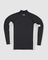 5 Airlite Stacked Rash Vest Black UBYWR00132 Billabong