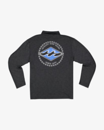 5 Shoreline Fisho Rash Vest Black UBYWR00137 Billabong
